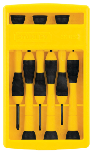 [004422] STANLEY PRECISION SCREWDRIVER SET