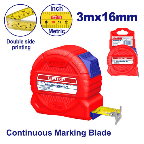 [004498] EMTP3316 STEEL MEASURING TAPE 3