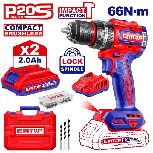 [004501] ECIDL20668 BRUSHLESS DRILL