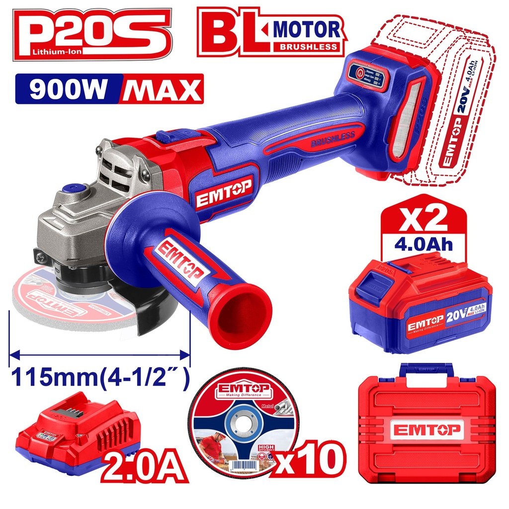 ELAG211542 CORDLESS ANGLE GRIND