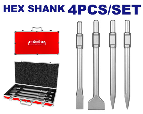 [004512] ECHS0304375 HEX CHISEL