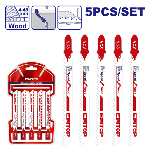 [004556] ESBT111C JIG SAW BLADE FOR WOOD