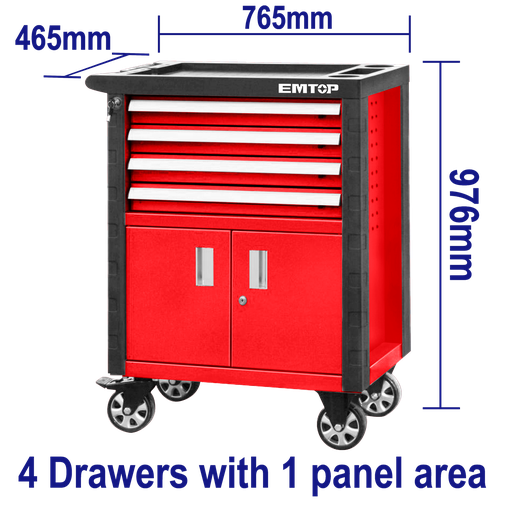 [004563] ETCS0402 ROLLER CABINET 4PC