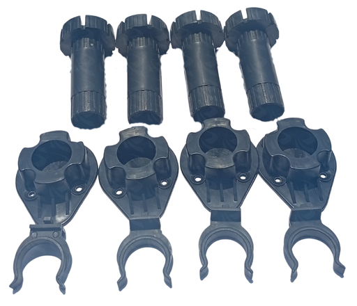 [004579] ADJUSTABLE LEG BLACK PLASTIC