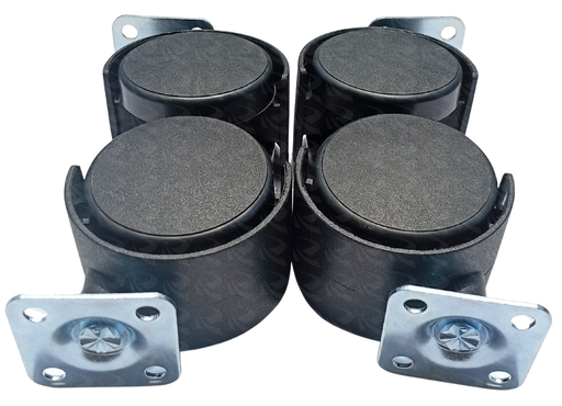 [004585] NYLON CASTER TWIN SWIVEL 9812 2