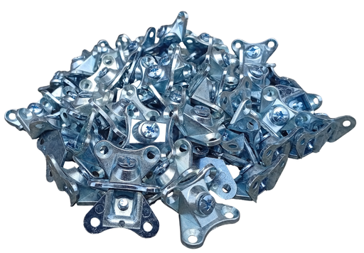 [004594] BUTTERFLY CORNER BRACKET ZINC P