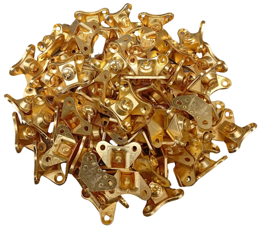 [004599] BUTTERFLY CORNER BRACKET GOLD