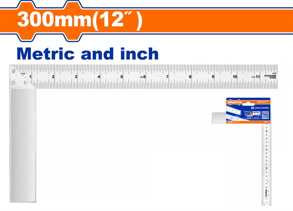 WSR2930 ANGLE SQUARE 12 INCH WADFOW