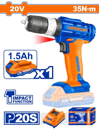 [004685] WCDP52 CORDLESS IMPACT DRILL 20V