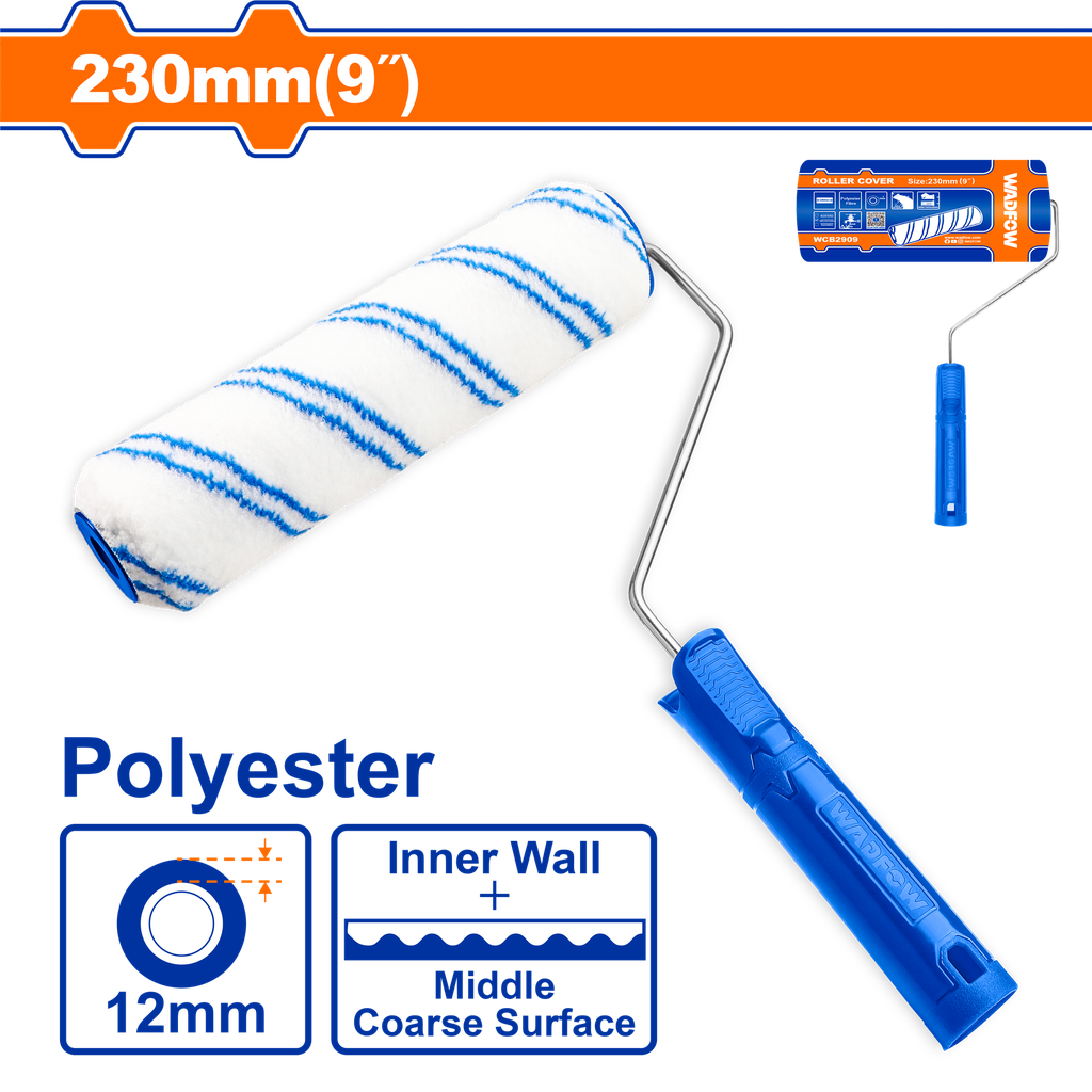 WCB1909 CYLINDER BRUSH 9 INCH WADFOW