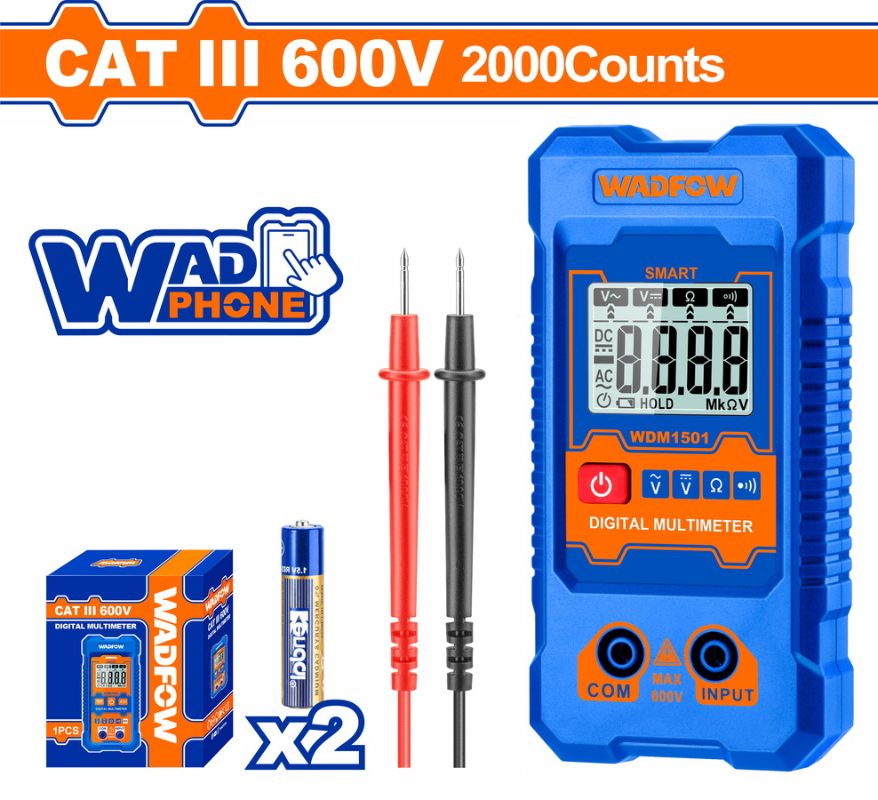 WDM1501 DIGITAL MULTIMETER WADFOW