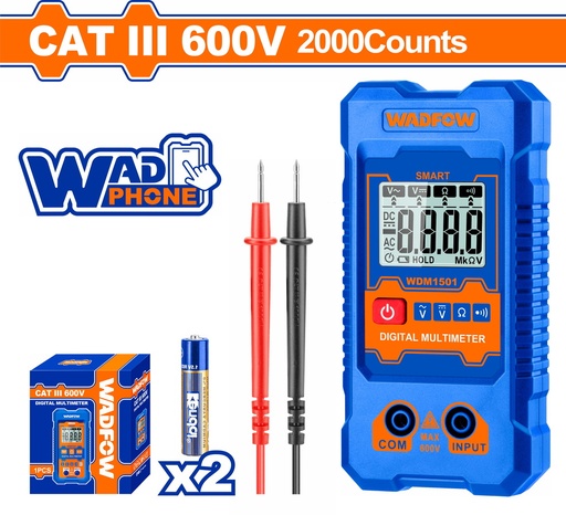 [004689] WDM1501 DIGITAL MULTIMETER WADFOW