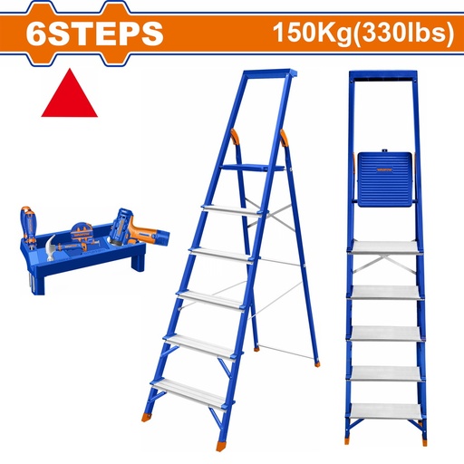 [004735] WLD1H06 LADDER HOUSEHOLD 6 STEP