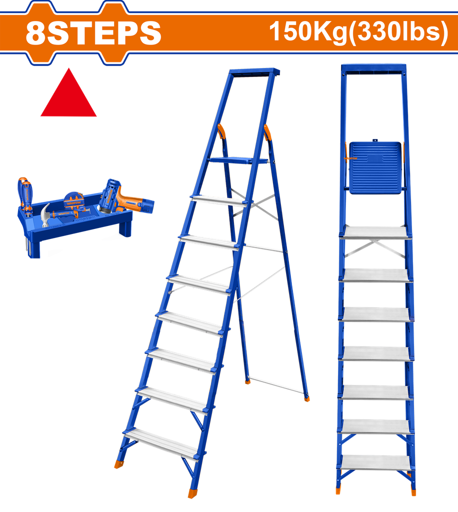 WLD1H08 LADDER HOUSEHOLD 8 STEP
