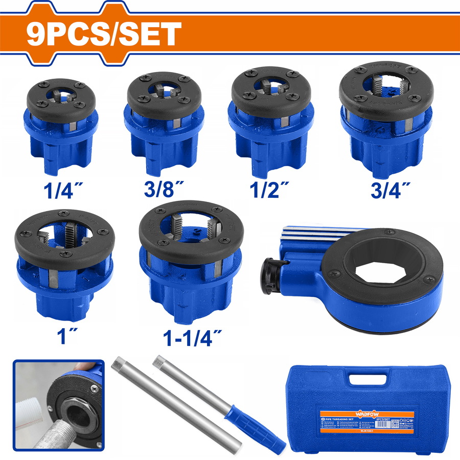 WJK1D61 PIPE THREADING SET WADFOW