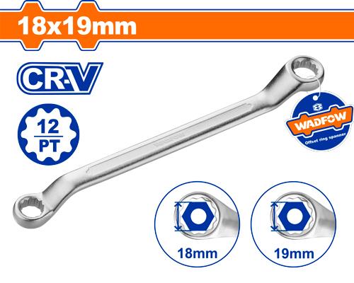 [004777] WSA3107 RING SPANNER 18X19 WADFOW