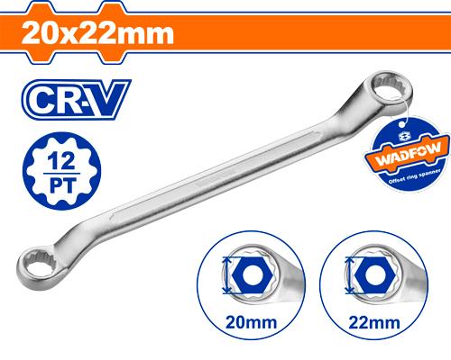 [004778] WSA3108 RING SPANNER 20X22 WADFOW