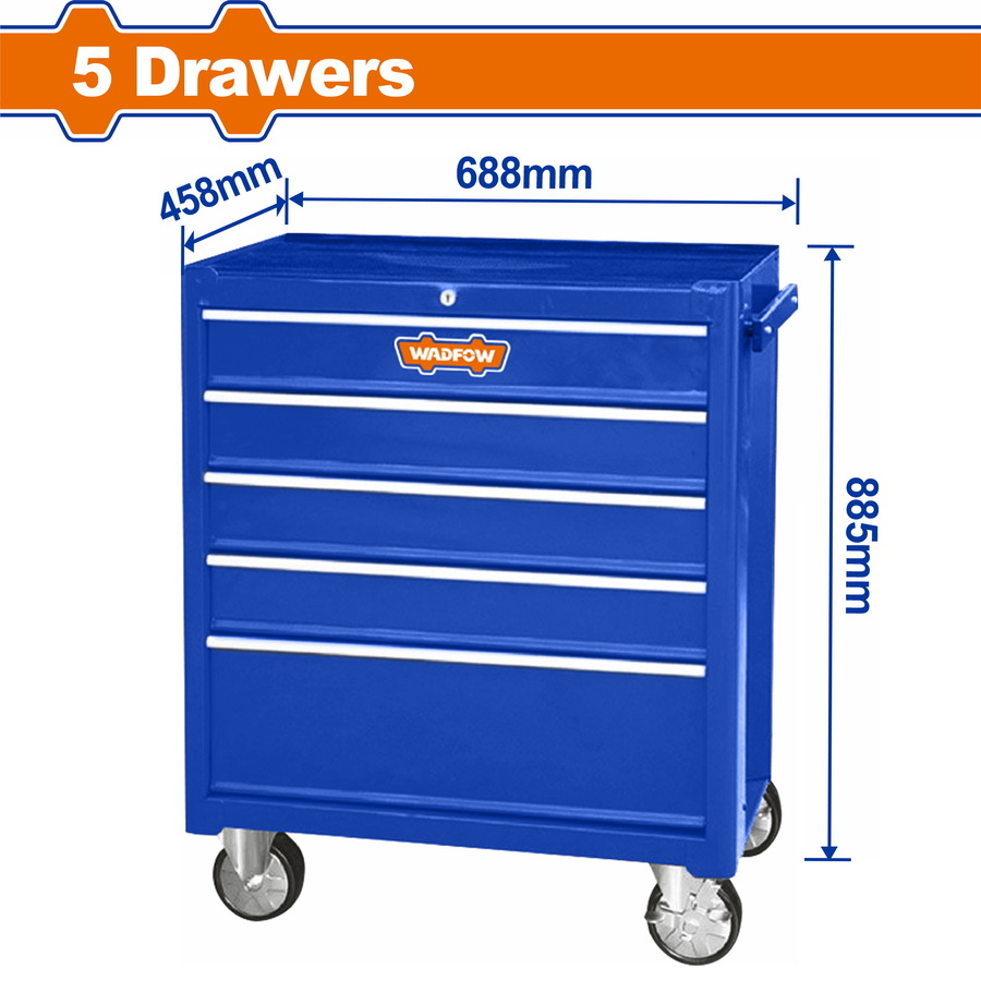 WCS2A05 ROLLER CABINET 5 DRAWER