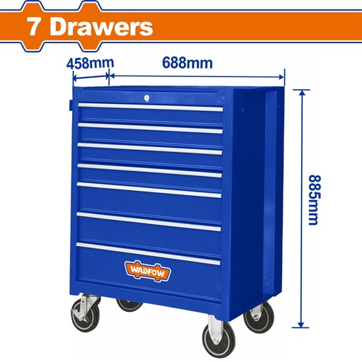 [004781] WCS2A07 ROLLER CABINET 7 DRAWER