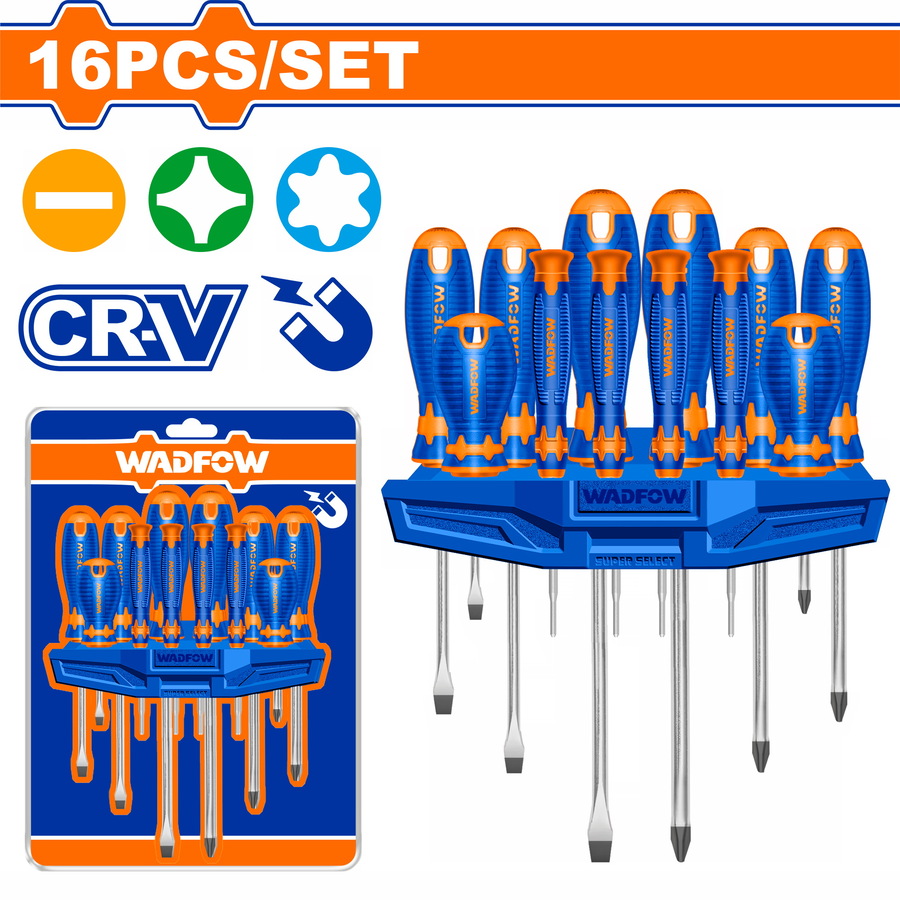 WSS1416 SCREWDRIVER 16PC SET