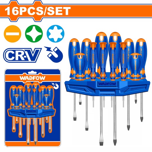 [004788] WSS1416 SCREWDRIVER 16PC SET