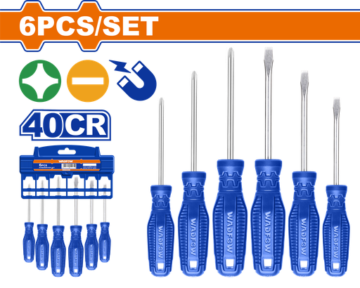 [004789] WSS2206 SCREWDRIVER 6 PC BIT SET