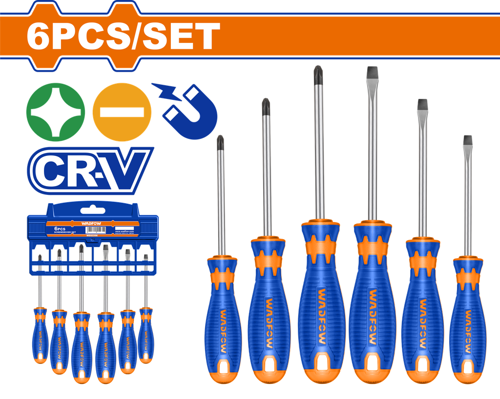 WSS1206 SCREWDRIVER 6PC SET