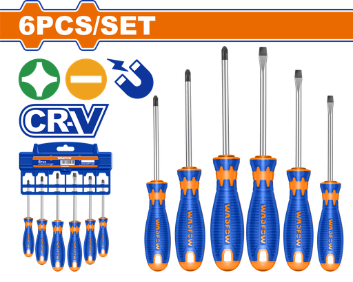 [004790] WSS1206 SCREWDRIVER 6PC SET