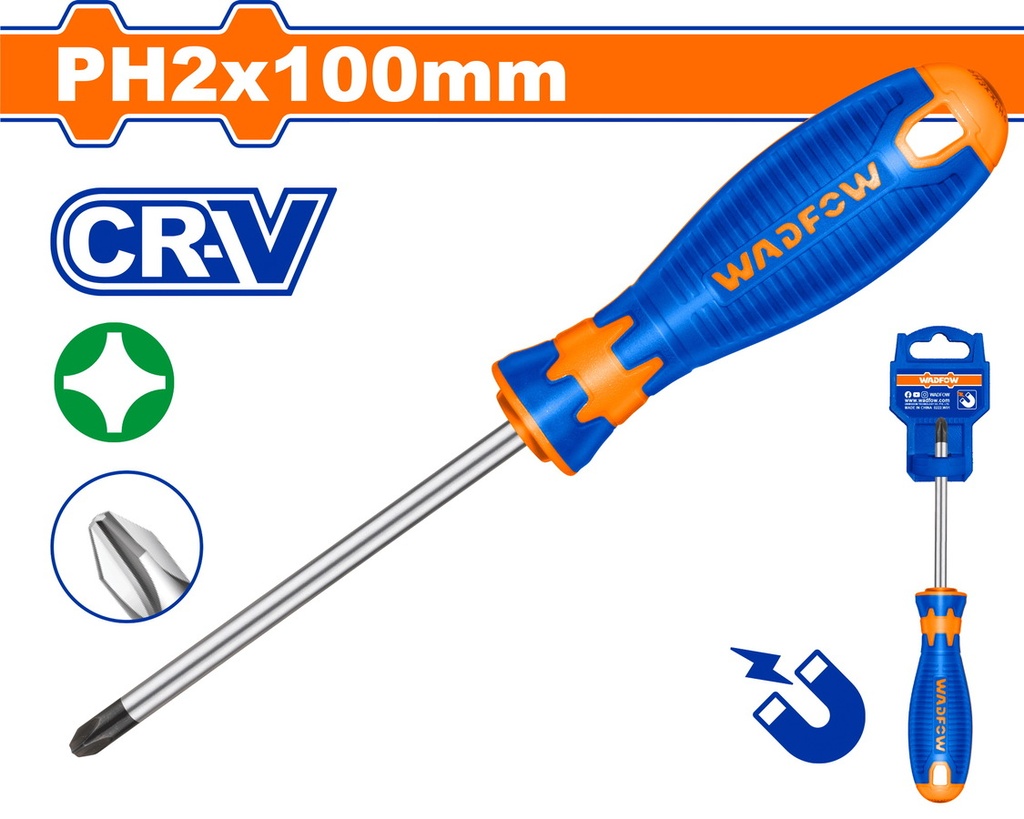 WSD2224 SCREWDRIVER PHILIPS PH2 X100