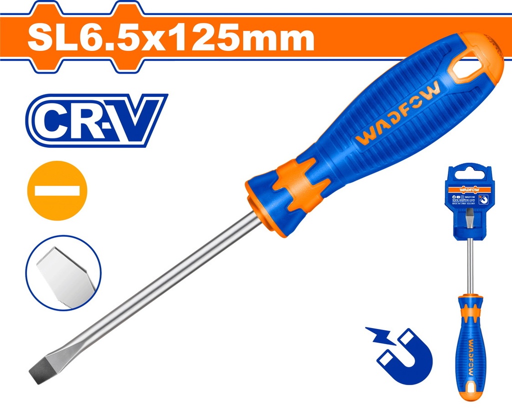 WSD1265 SCREWDRIVER SLOTTED 6P5X125