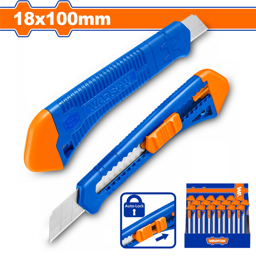 WSK2913 SNAP OFF BLADE KNIFE 100MM