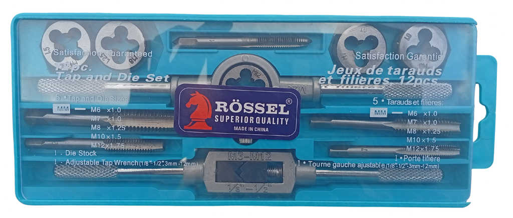 TAP AND DIE SET 12PC