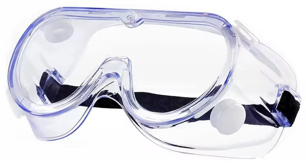CLEAR GOGGLES 4 AIR VENTS 9823