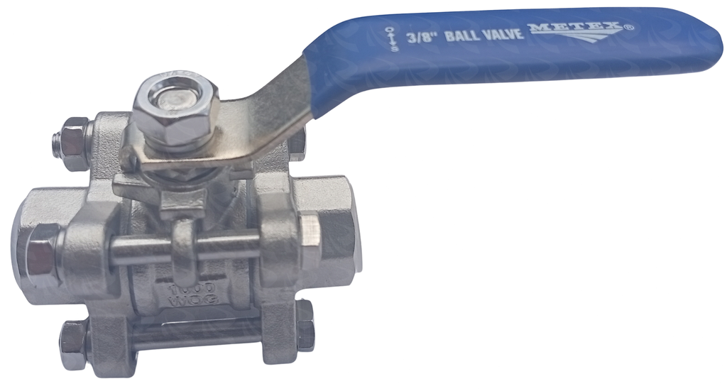 BALL VALVE SS304 3P8 INCH
