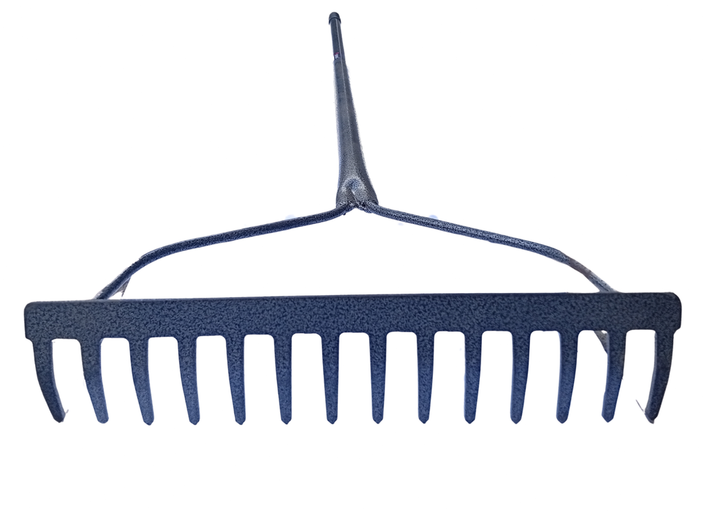 LEAF RAKE STEEL 14T GREY 7813