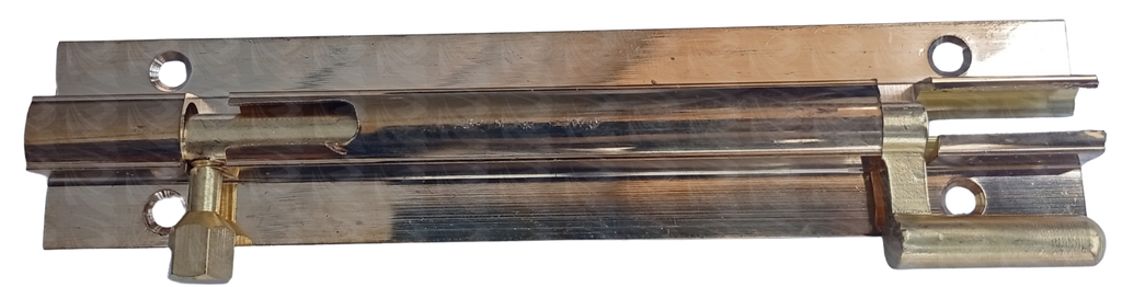 MDF TOWER BOLT NECKED BRASS 3 R