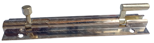 [004963] MDF TOWER BOLT NECKED BRASS 4 R