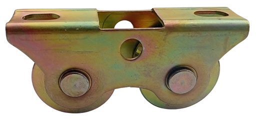 [004970] GATE TWIN WHEEL YELLOW ZINC 50