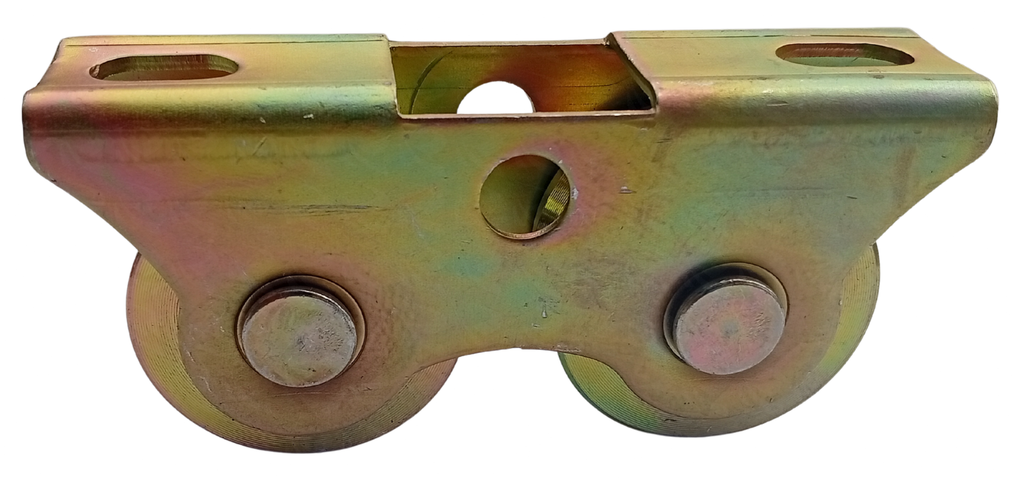 GATE TWIN WHEEL YELLOW ZINC 60