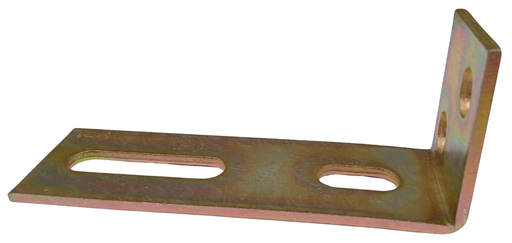 [004976] L BRACKET YELLOW ZINC 9881