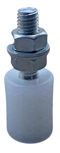 [004979] NYLON WHEEL WHITE 30X40MM 9882