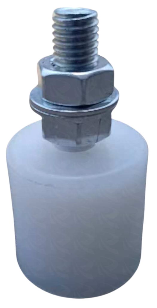 NYLON WHEEL WHITE 40X48MM 9882