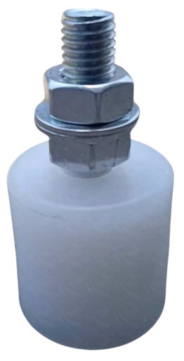 [004981] NYLON WHEEL WHITE 40X48MM 9882