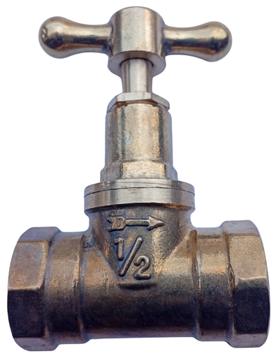 [004987] STOP COCK BRASS 1S2 INCH 9815
