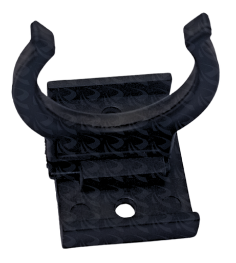 [005010] BLACK PLASTIC SCREW TYPE CLIP