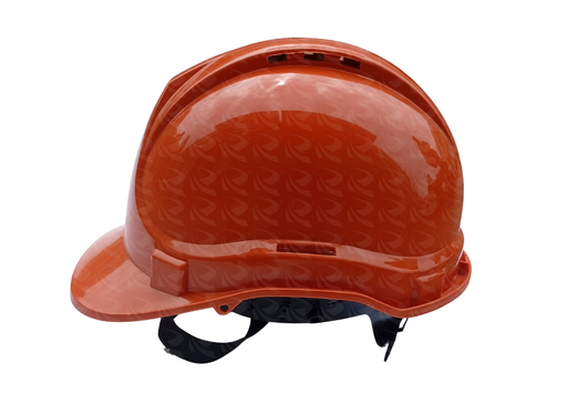 [005143] HELMET ORANGE DOLPHIN