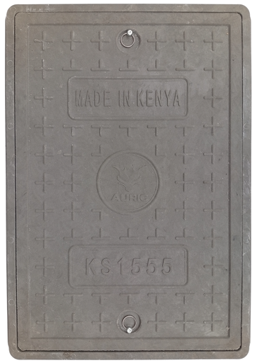 [005188] MANHOLE COVER FIBER 18X24 AURIC