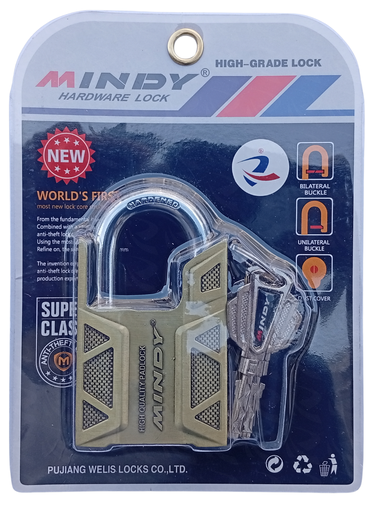 [005197] MINDY PADLOCK HALF SHACKLE 50 N