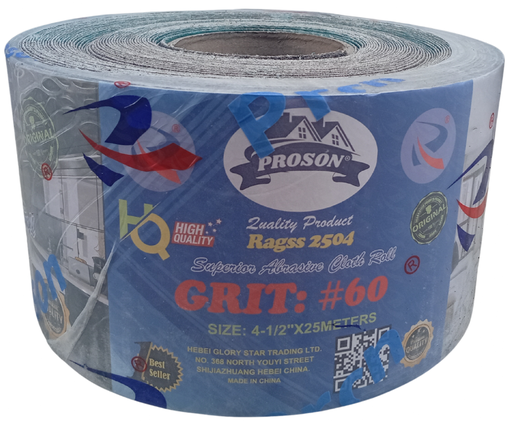 [005236] SANDING CLOTH PROSON (P60)
