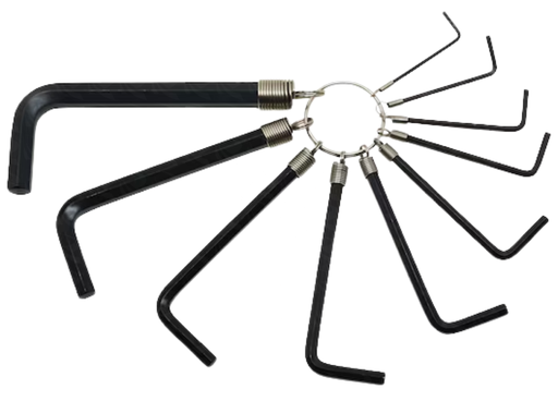 [005249] STANLEY 10PC HEX KEY RING SET